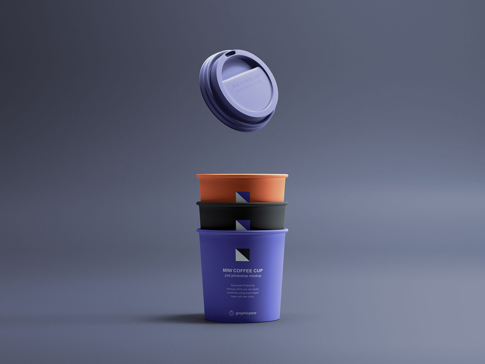 Free Mini Coffee Cup Mockup