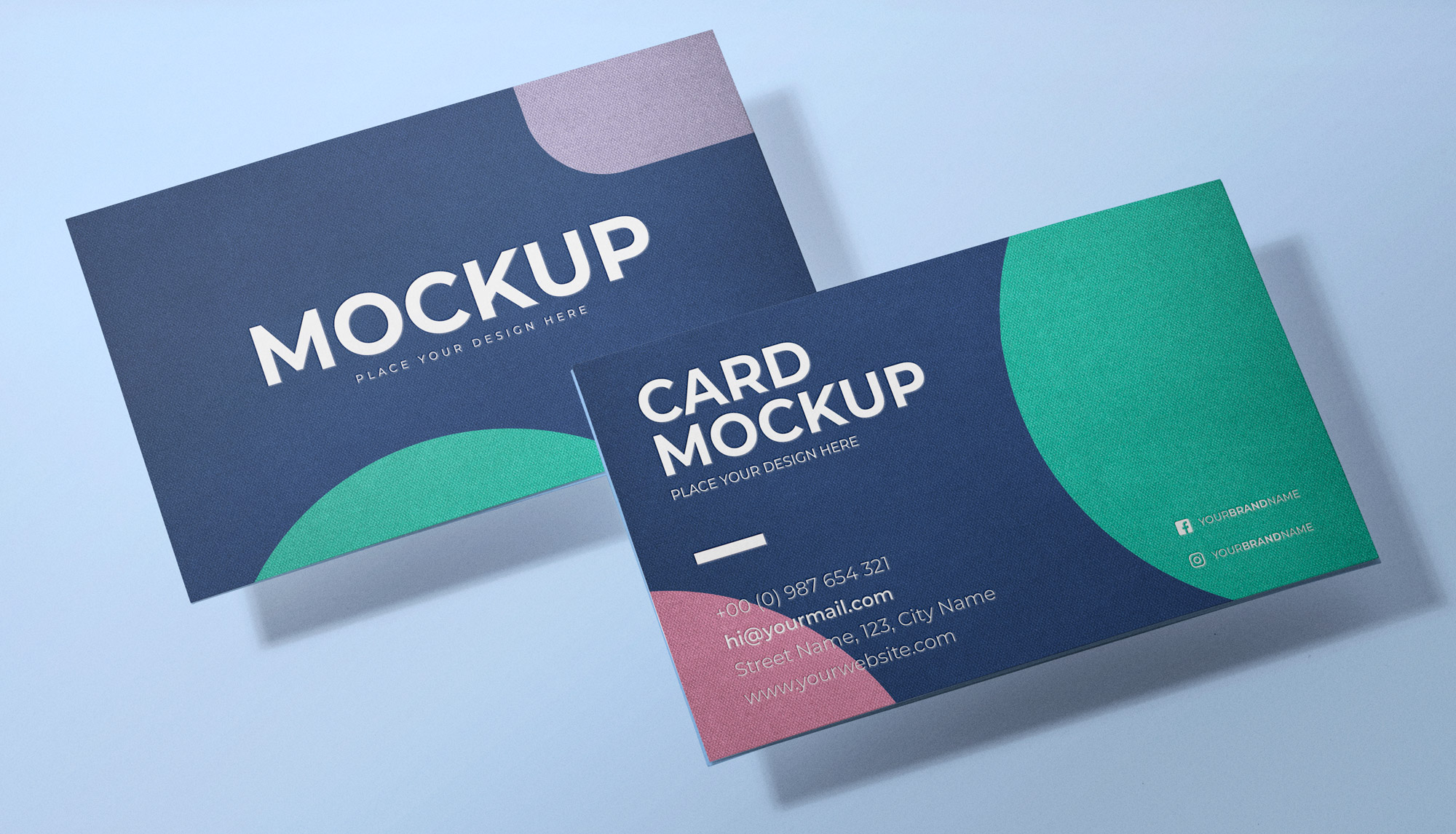 Business Card Mockup Template