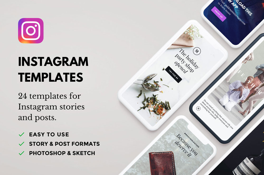 Free Lush Instagram Templates