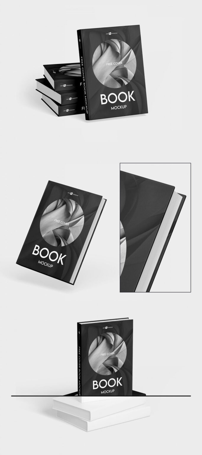Free Hardcover Open Book Mockup PSD | Mockuptree