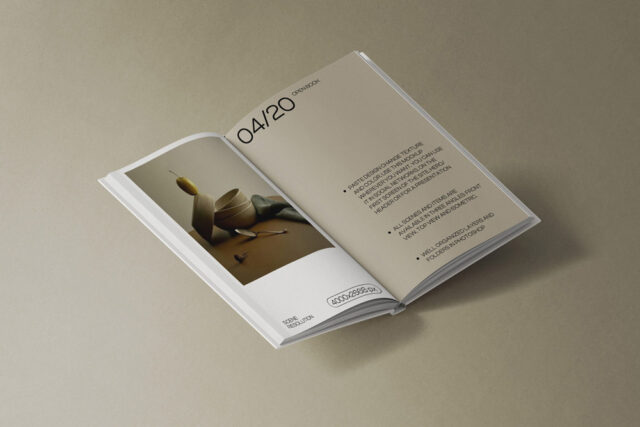 Free Open Hard Cover Book Mockup | Mockuptree