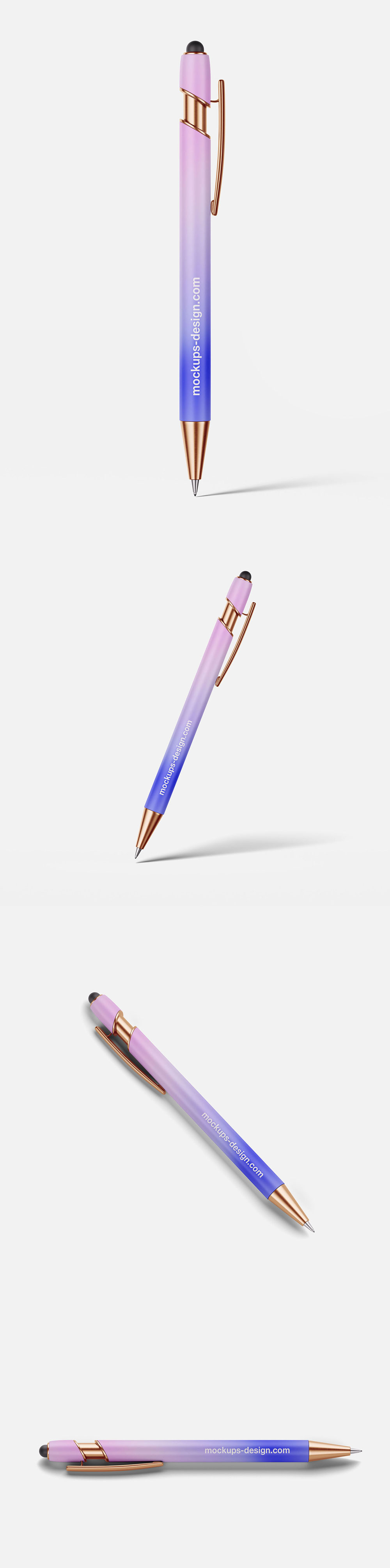 Free Ballpoint Stylus Pen Mockup