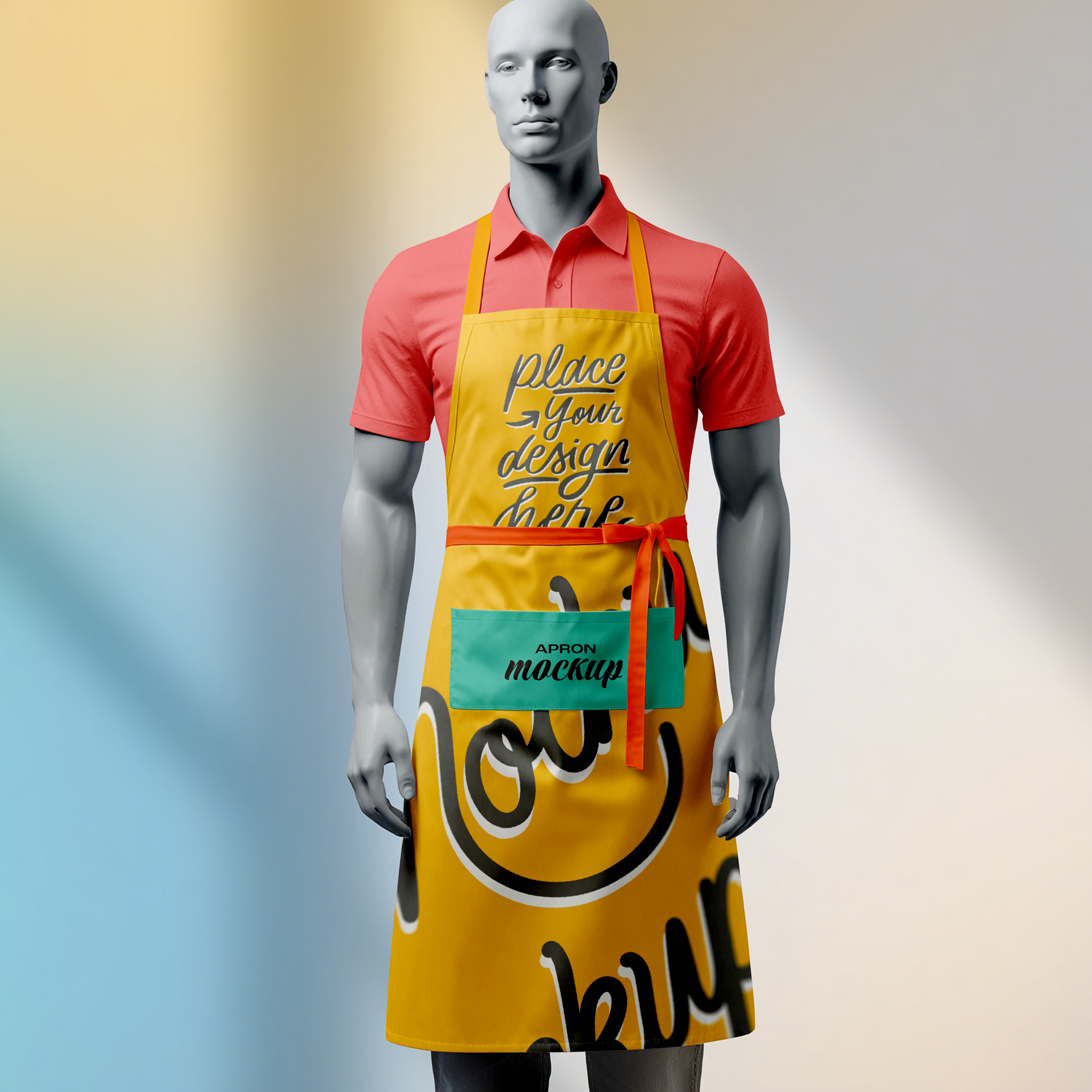 Free Mannequin Apron Mockup
