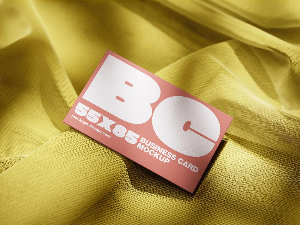 Free Customizable Business Card Mockup