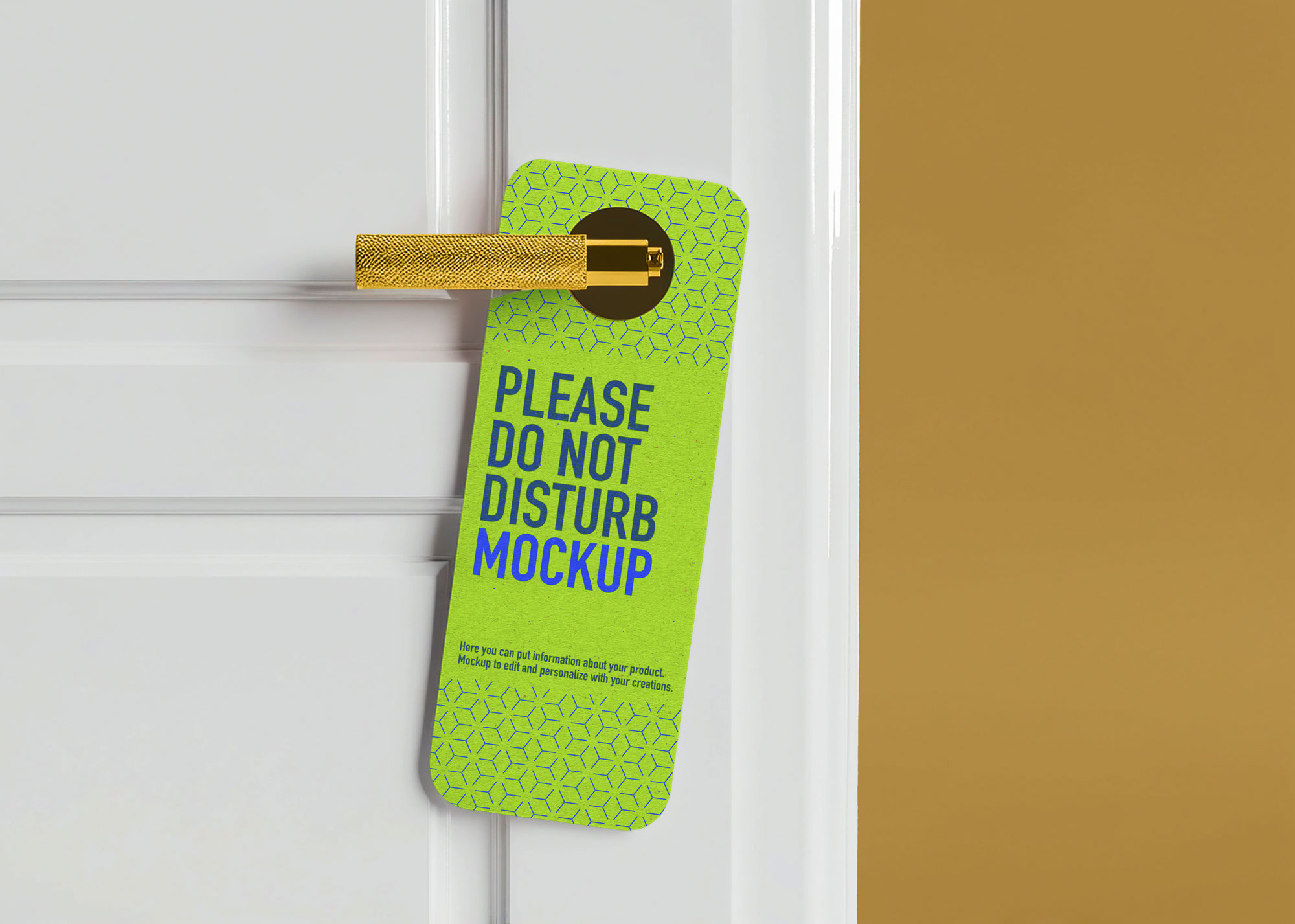 Free Door Hanger Mockup