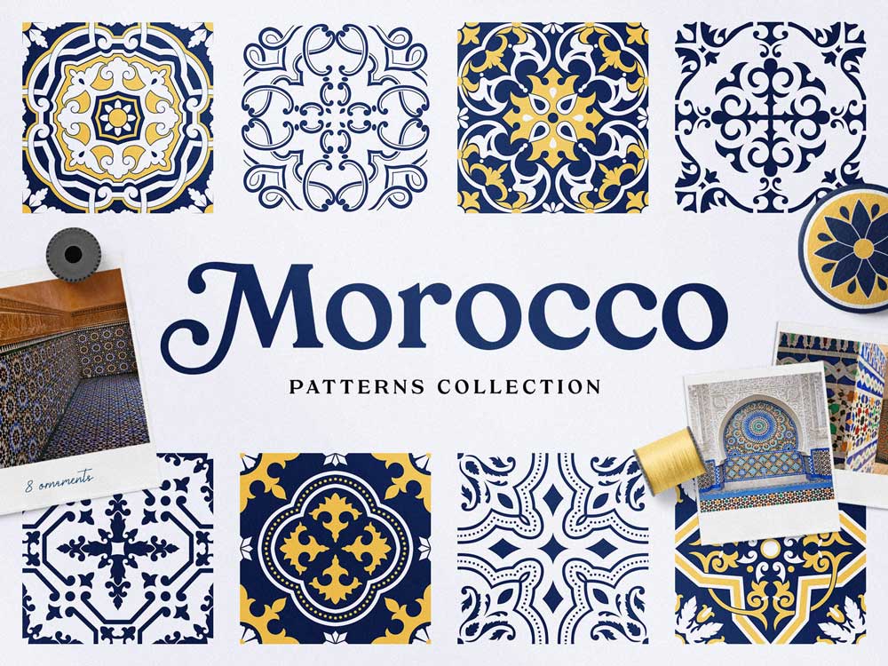Free Moroccan Geometric Patterns