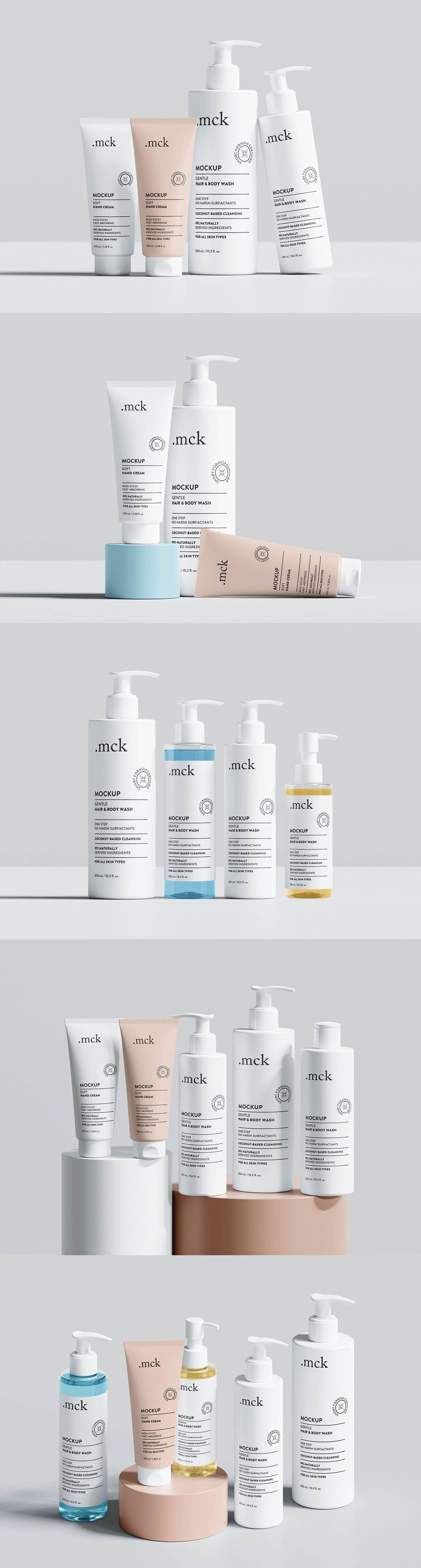 Free Branding Cosmetic Mockup
