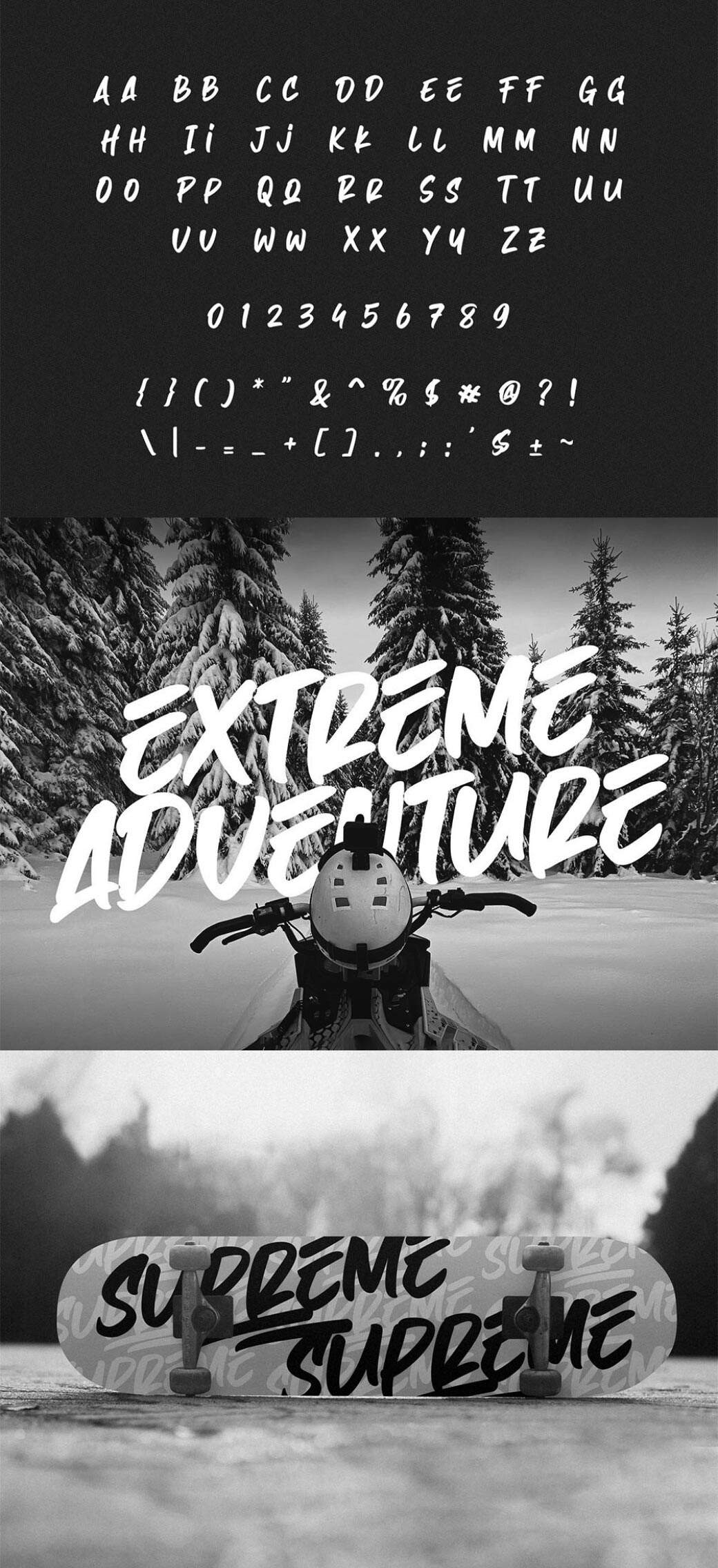 Free Hazard Marker Font Free Hazard Marker Font