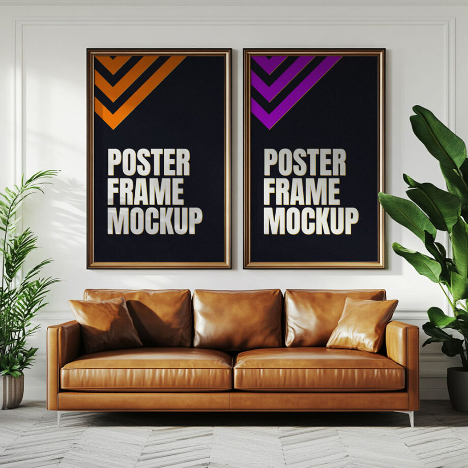 Free Room Frame Poster Mockup | Mockuptree