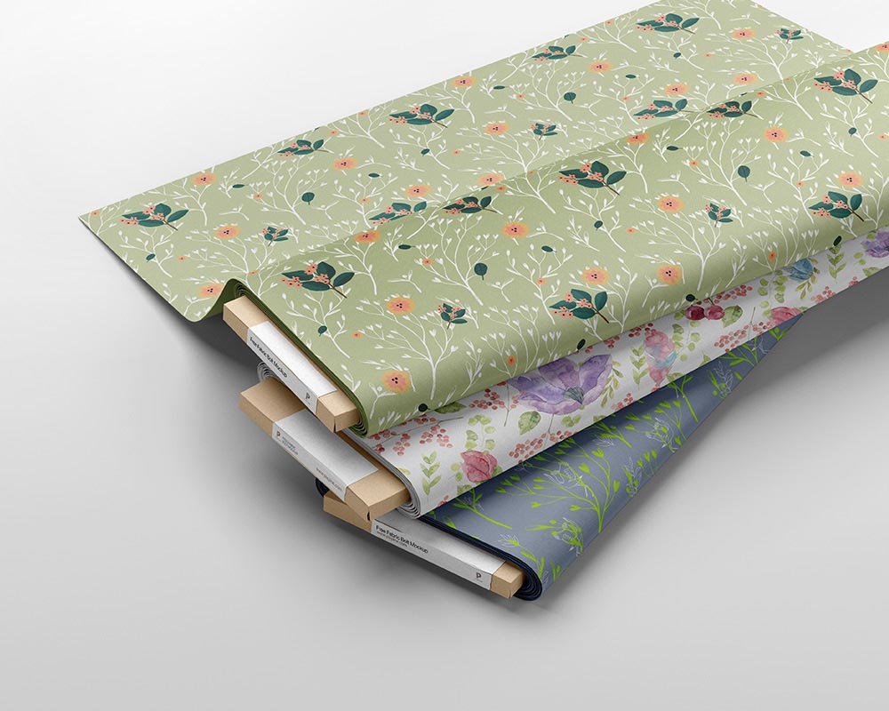Free Bolt Fabric Mockup