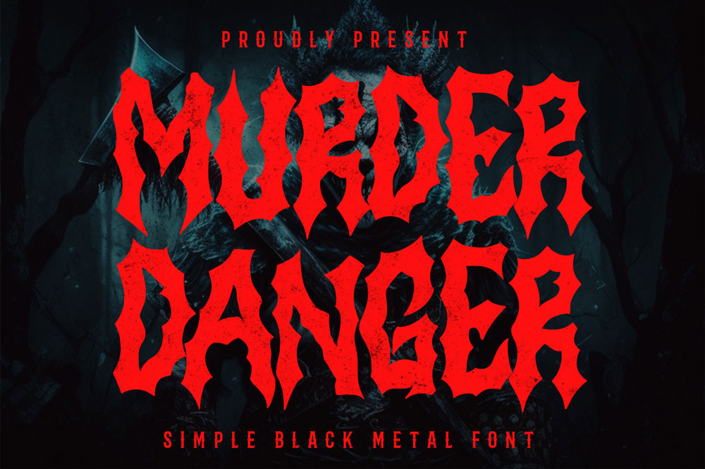 Free Murder Danger Horror Font