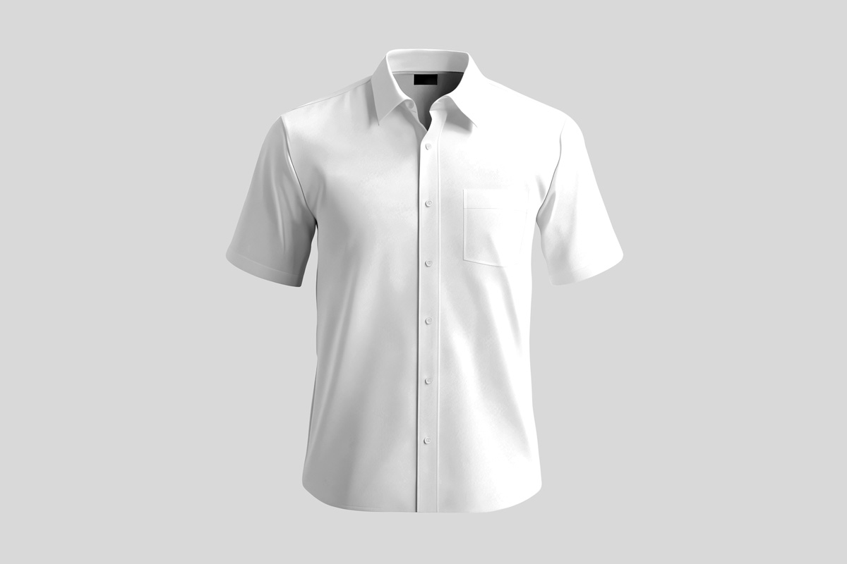 Free Short Sleeve Shirt Mockup