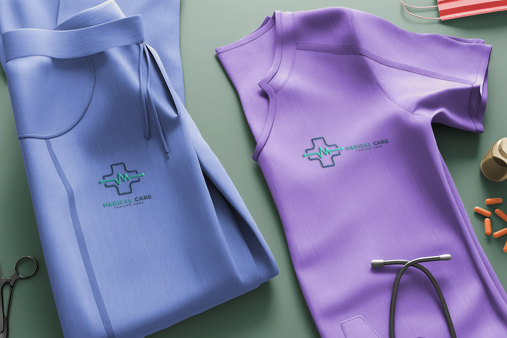 Free Medical Uniform Mockup