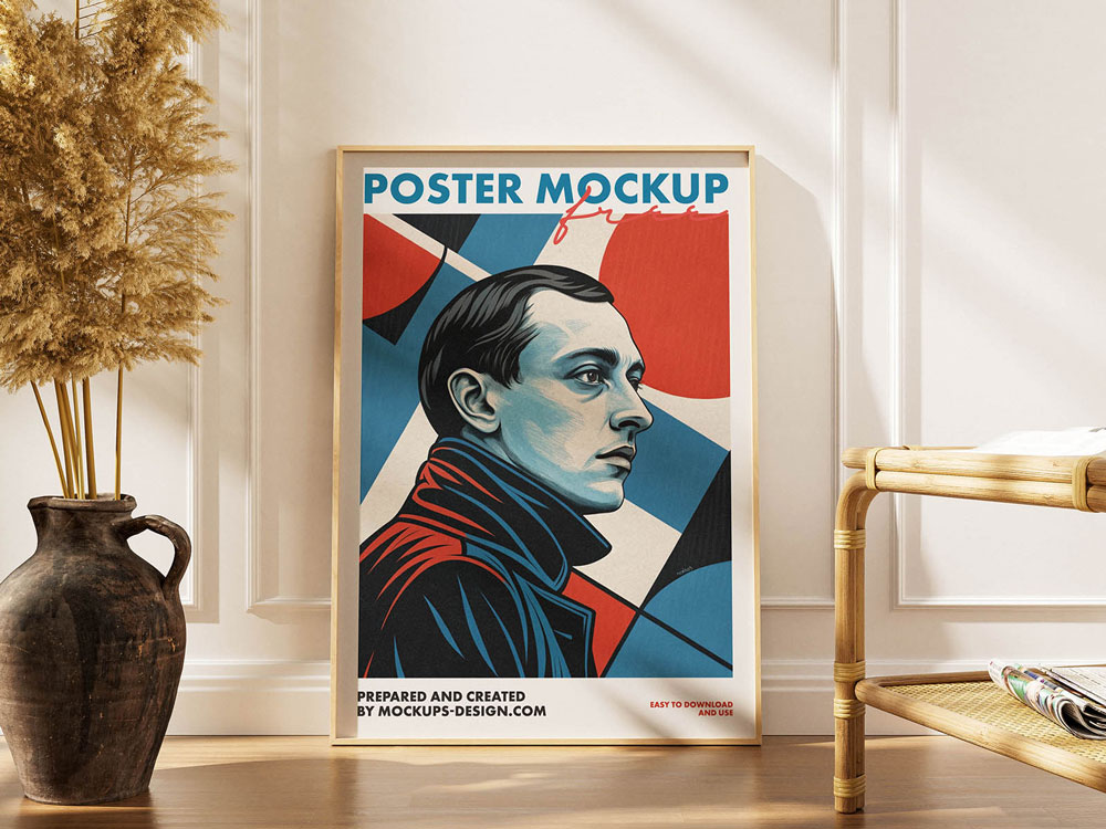 Free Elegant Interior Poster Mockup