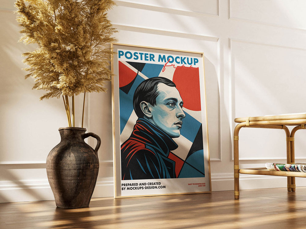 Free Elegant Interior Poster Mockup
