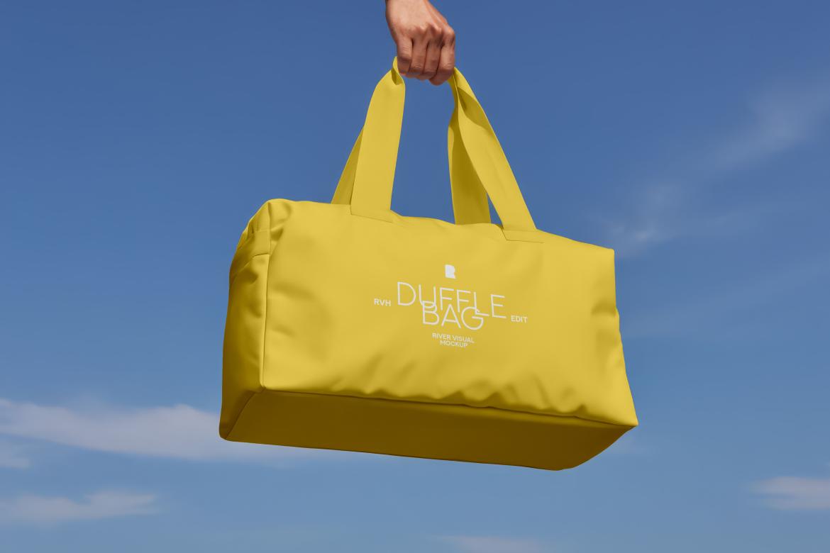 Free Duffle Bag Mockup