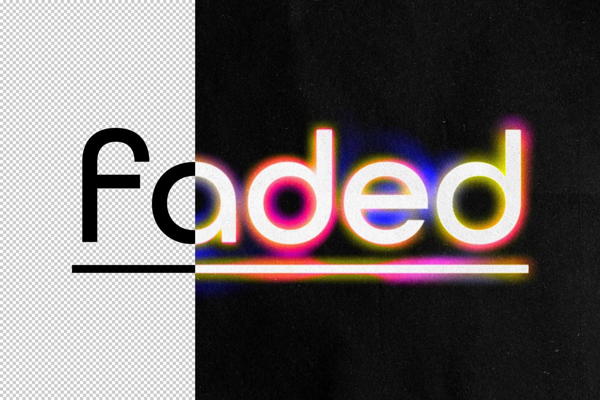 Free Acid Neon Blur Text Effect Free Acid Neon Blur Text Effect