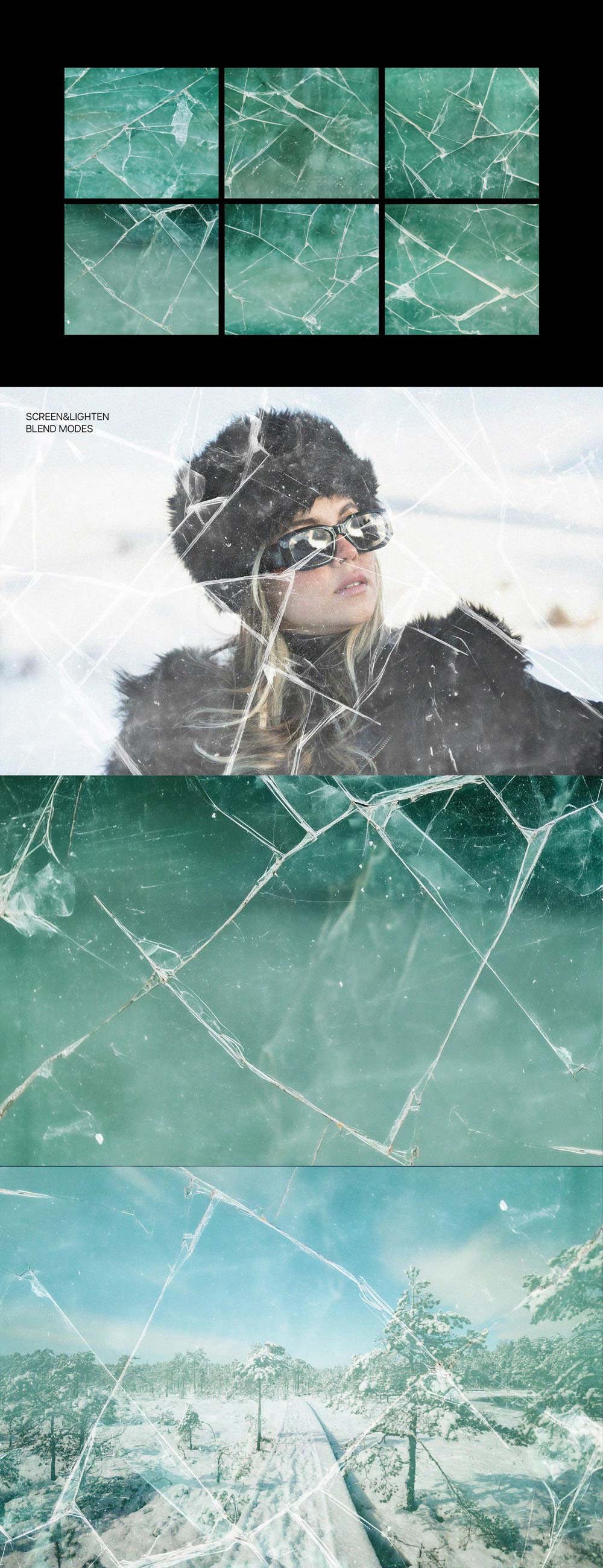 Free Frozen Glass Textures