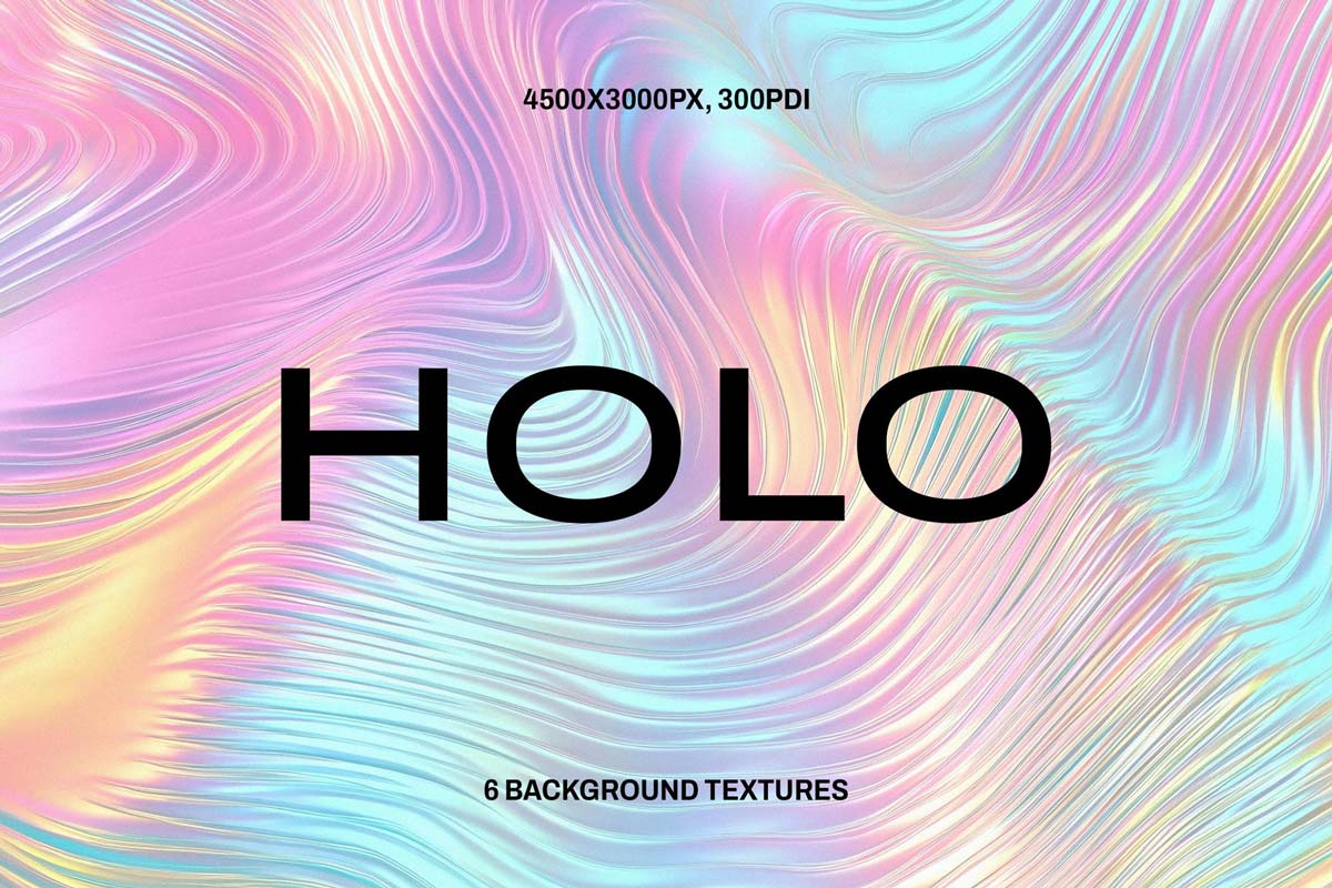 Free Ribbed Holo Textures