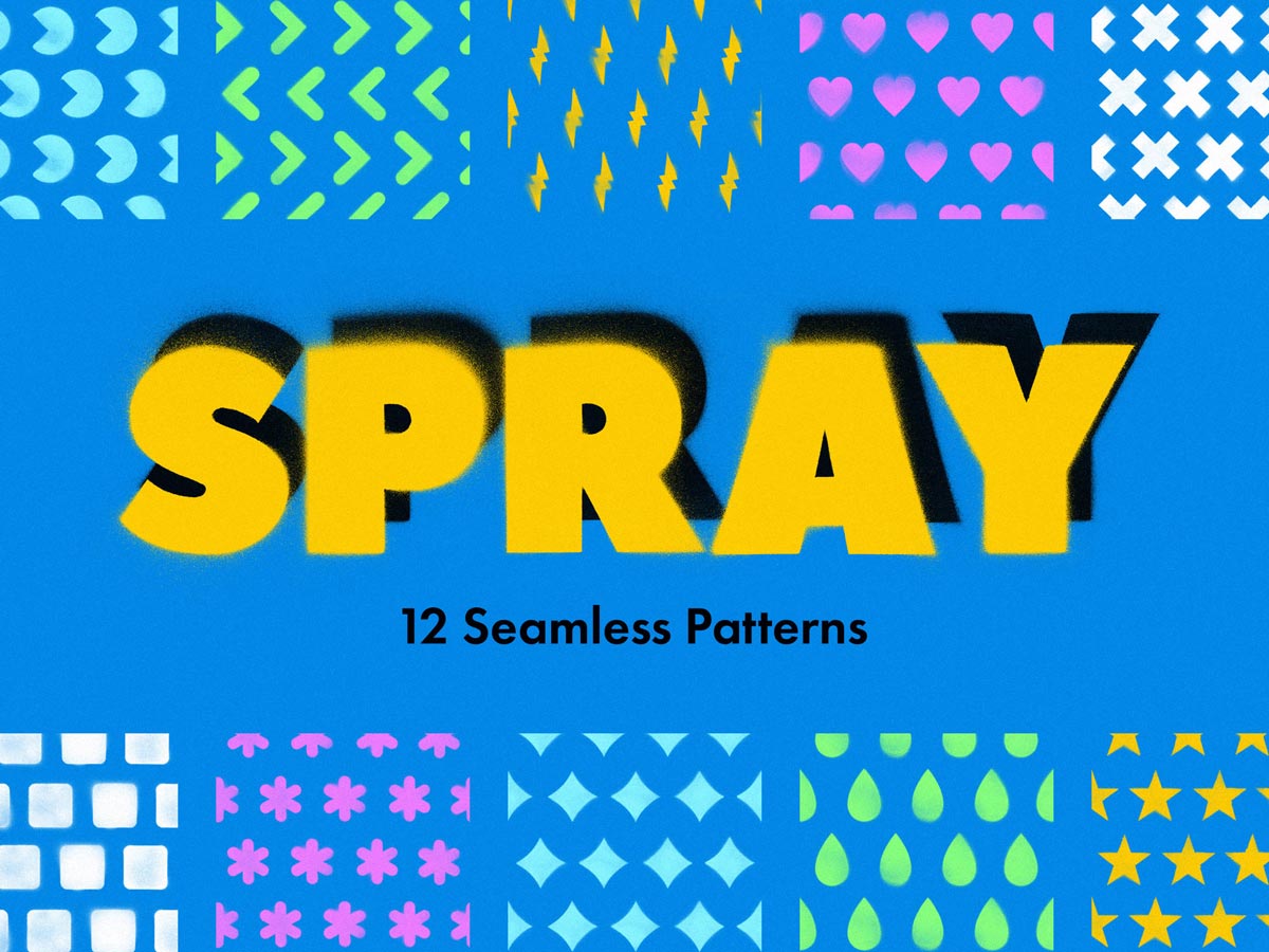 Free Spray Seamless Patterns