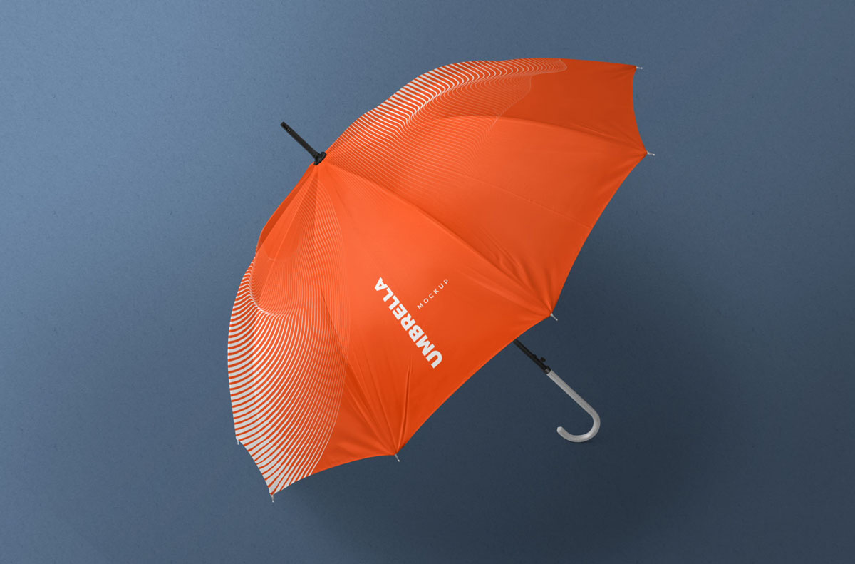 Free Branding Umbrella Mockup