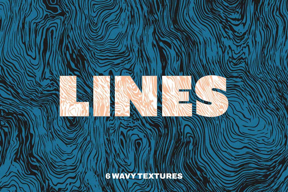 Free Wavy Lines Textures