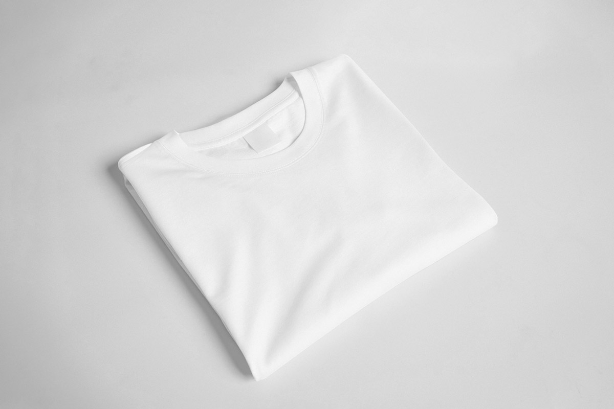 Free Perspective Folded T-Shirt Mockup Free Perspective Folded T-Shirt Mockup