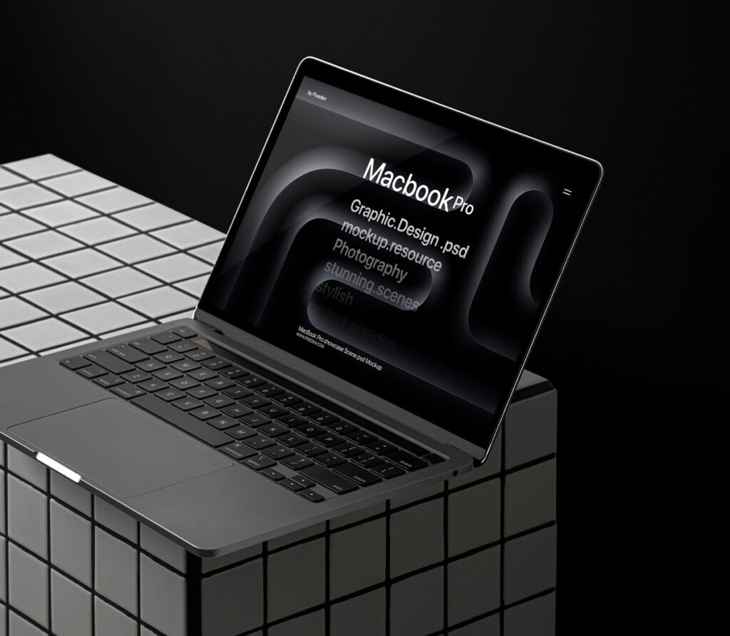 Free Scene MacBook Pro Mockup PSD | Mockuptree