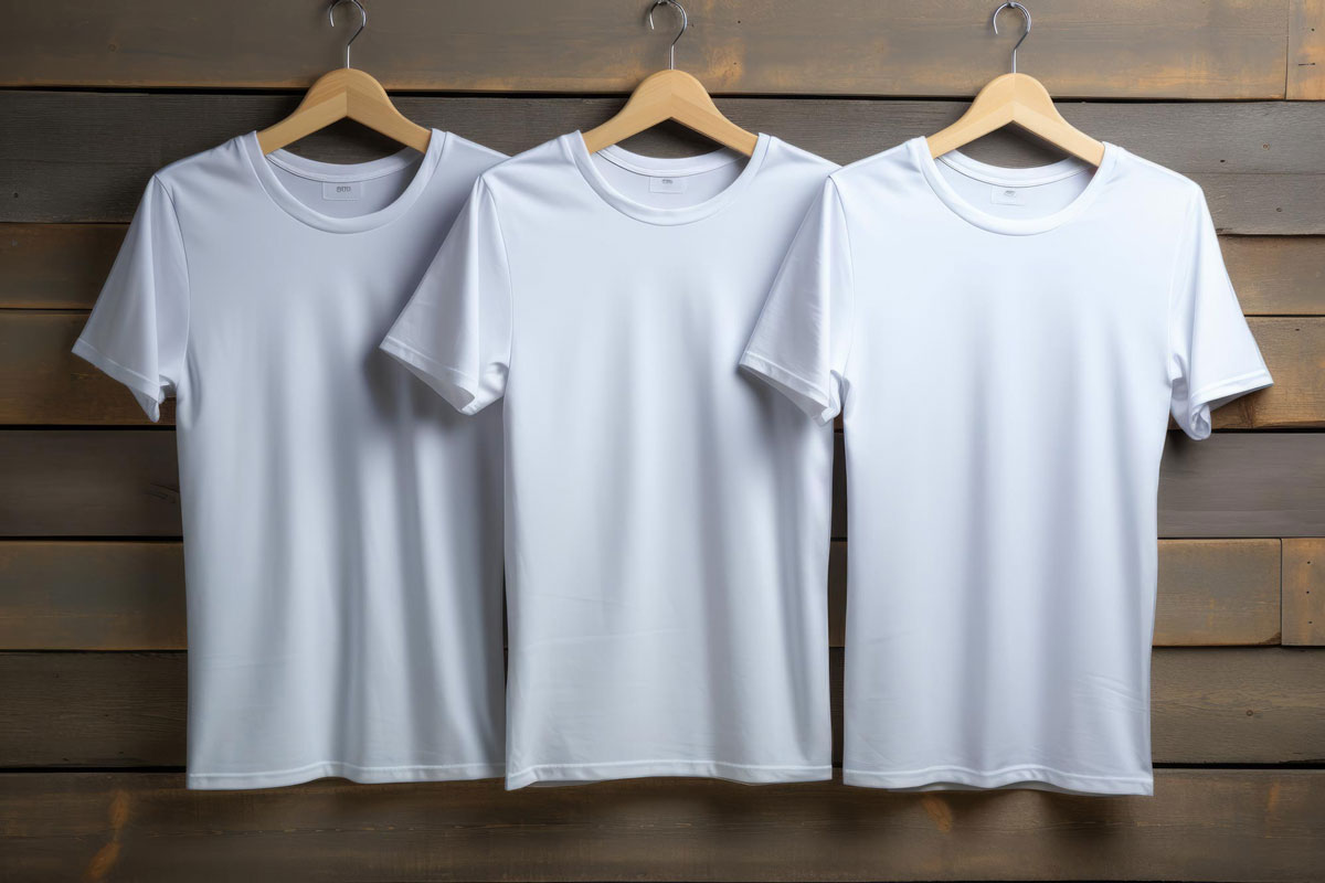 Free Wooden Hanger T-shirt Mockup PSD