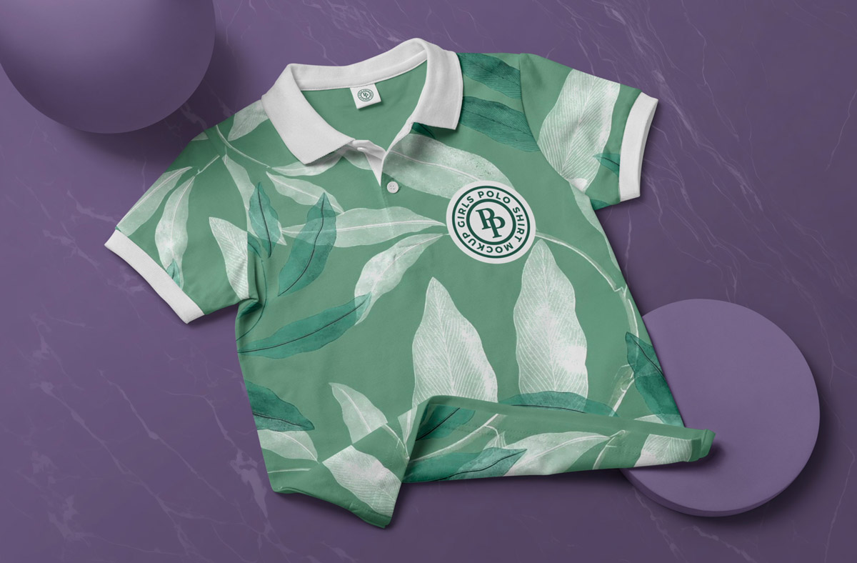 Free Girls Polo Shirt Mockup Free Girls Polo Shirt Mockup