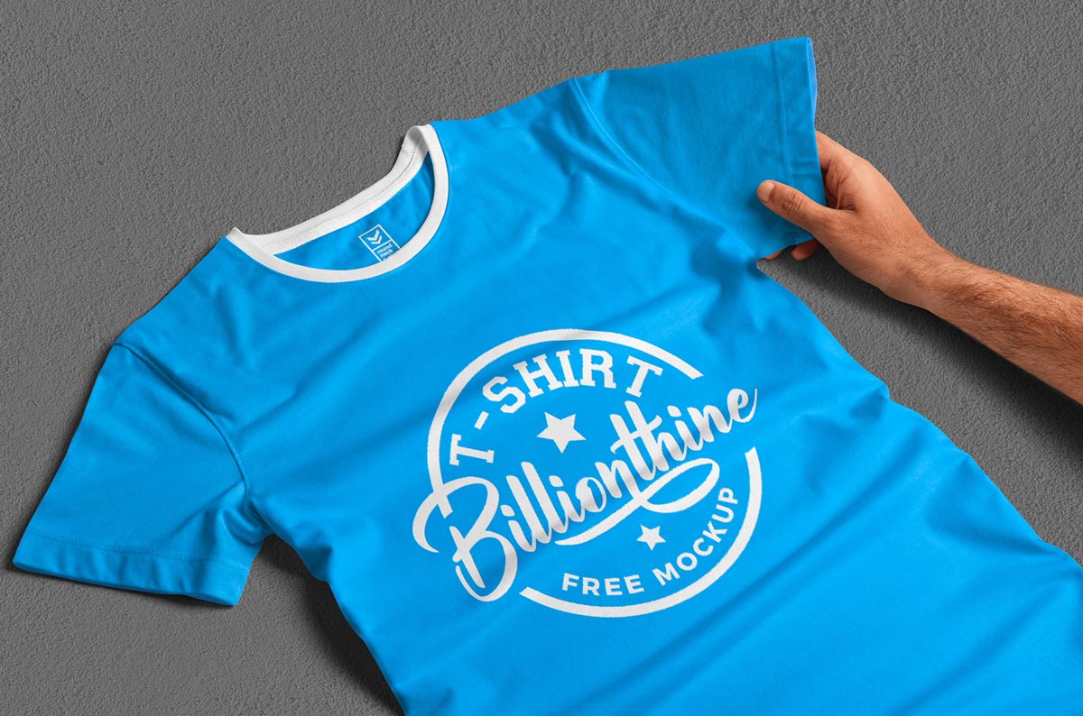 Free Realistic T-Shirt Mockup