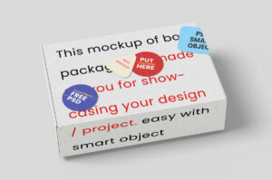 Free Rectangular Box Mockup PSD | Mockuptree