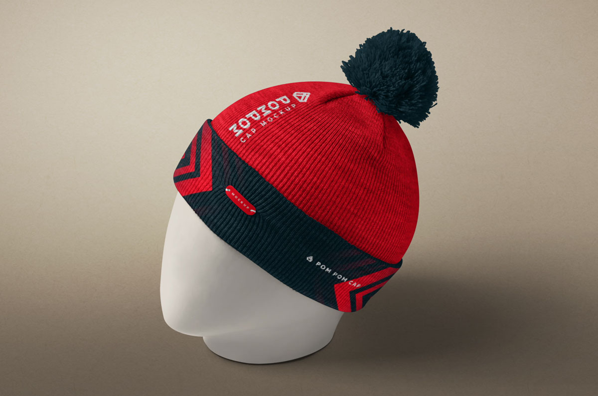 Free Beanie Hat Mockup