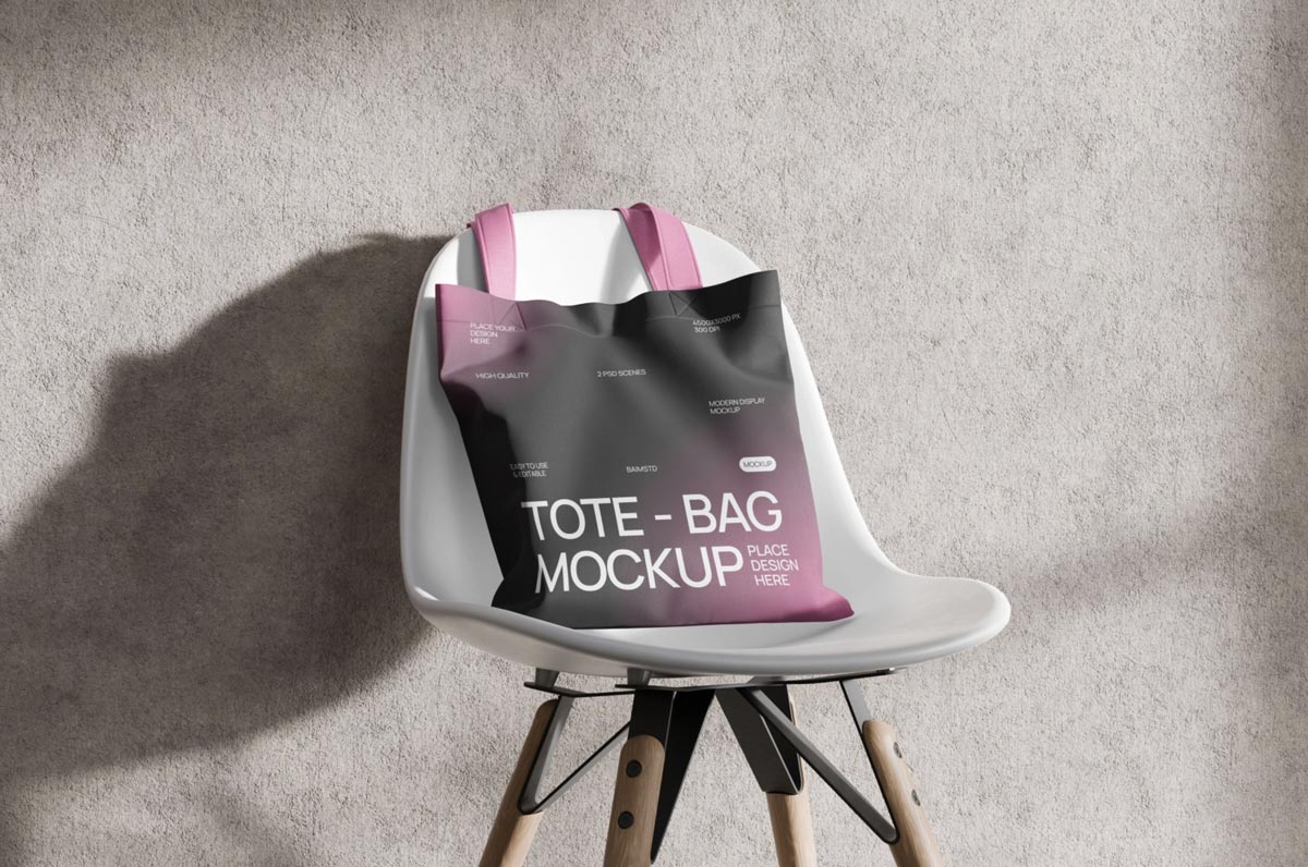 Free Tote Bag Mockup
