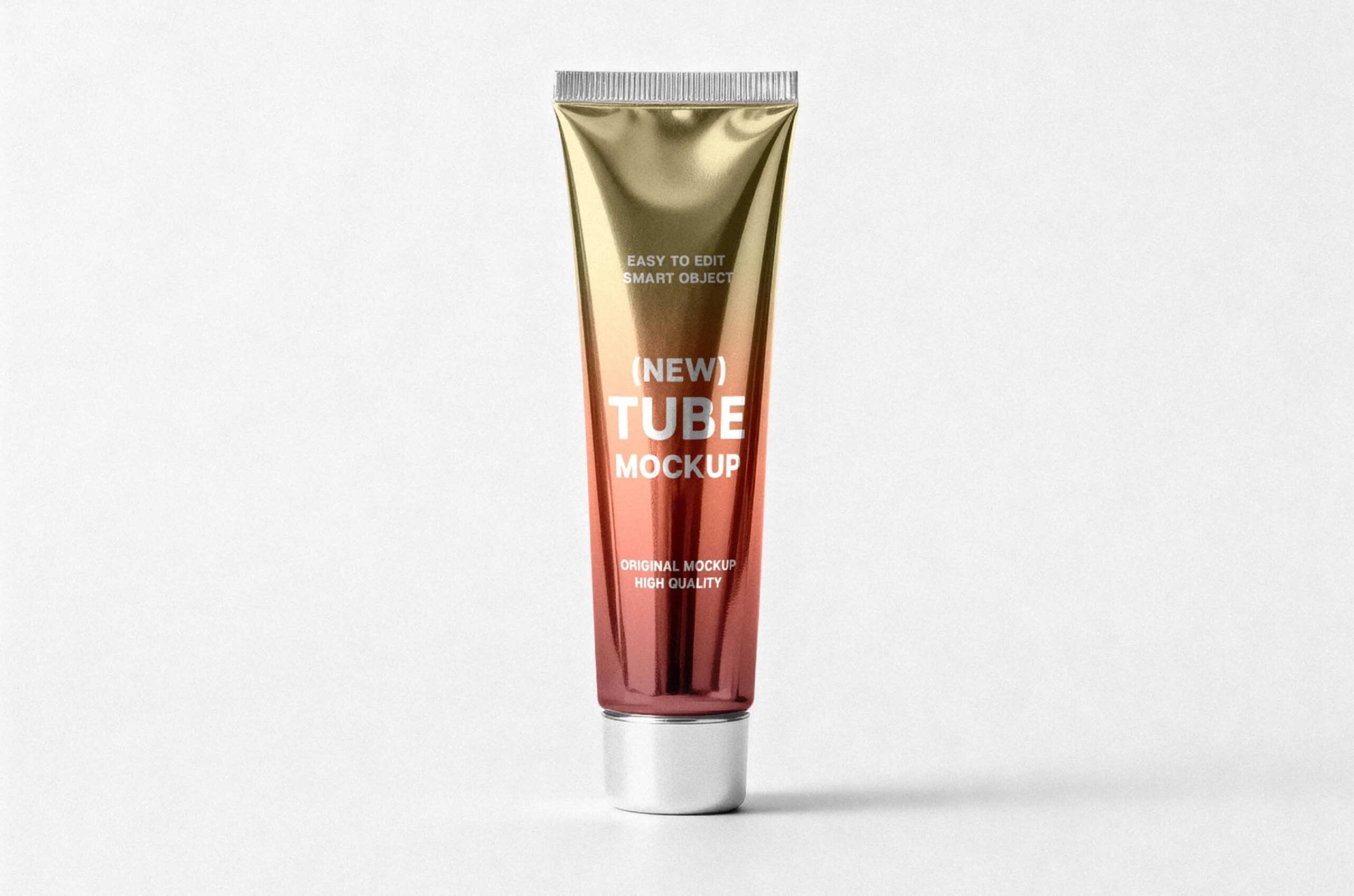 Free Skincare Tube Mockup