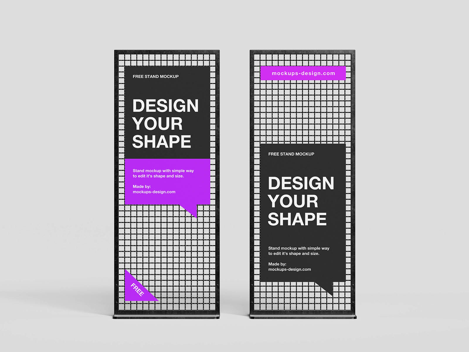 Free Display Stand Mockup