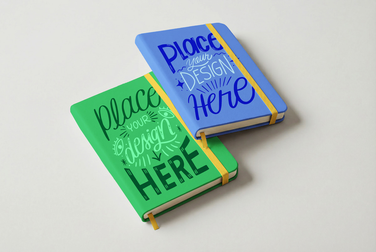 Free Notebook Cover Mockup PSD Free Notebook Cover Mockup PSD