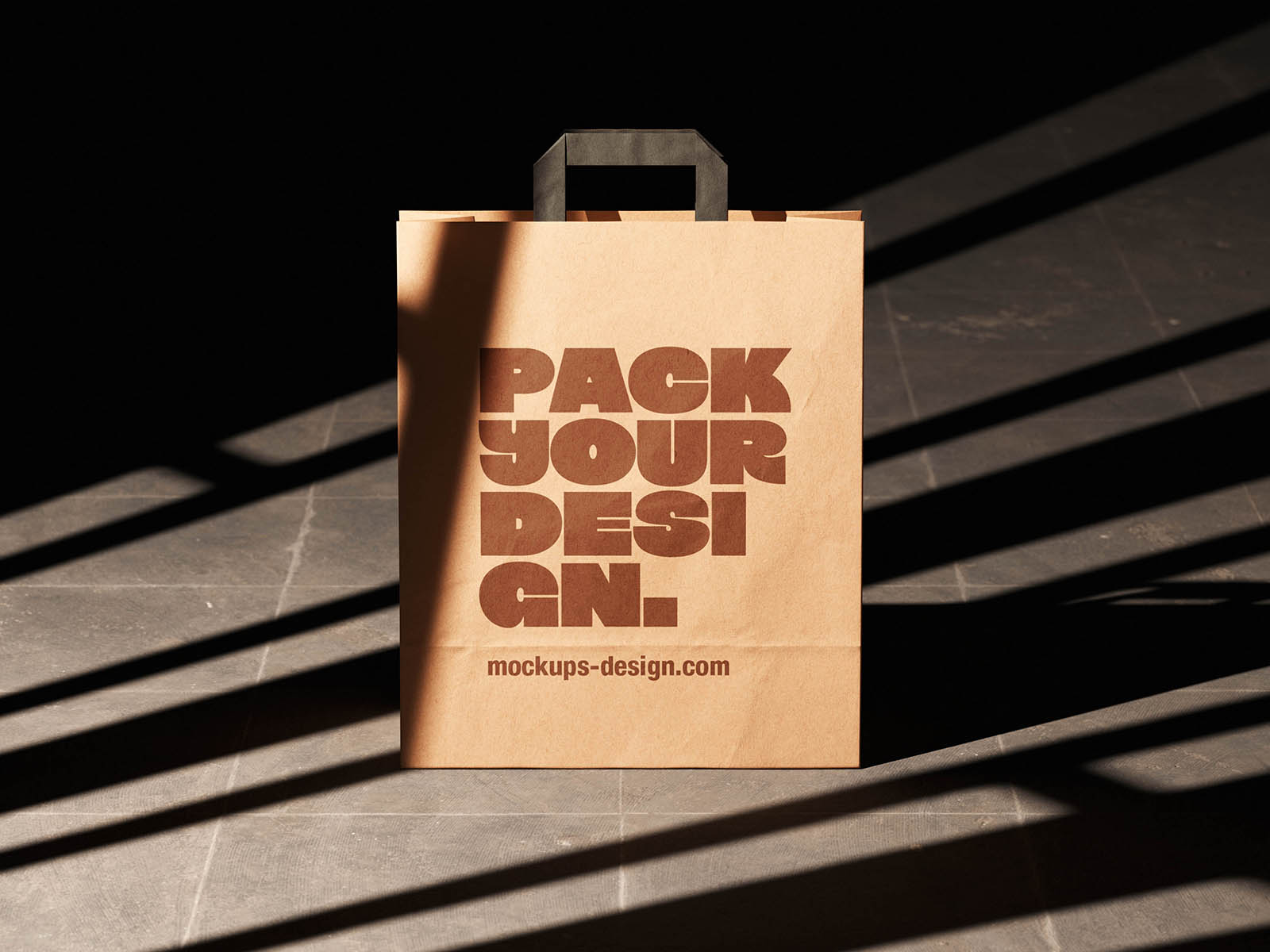 Free Eco Paper Bag Mockup Free Eco Paper Bag Mockup