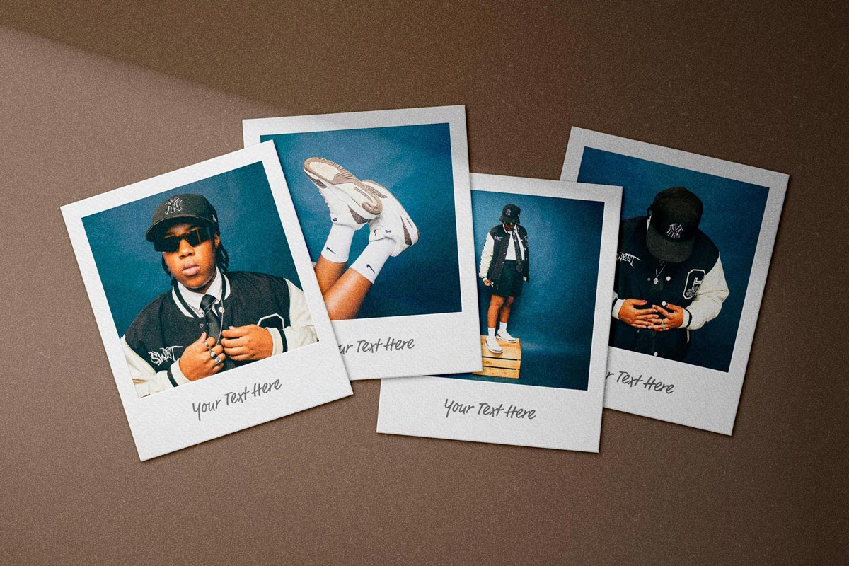 Free Scene Polaroid Mockup