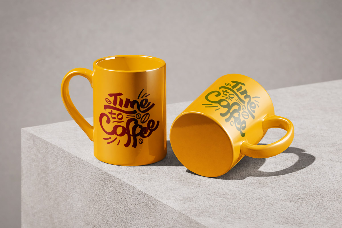 Free Ceramic Mug Mockup