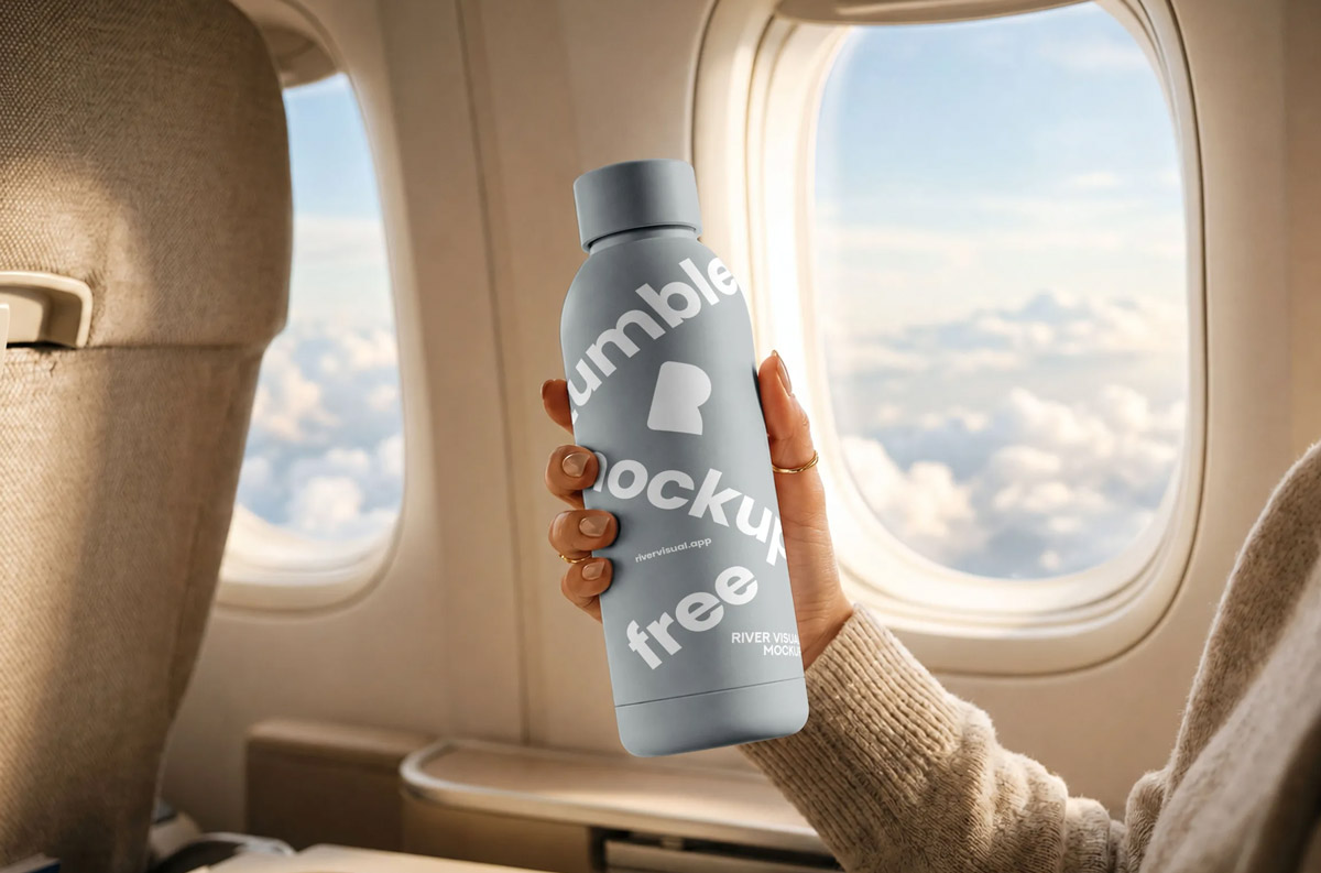 Free Tumbler Mockup