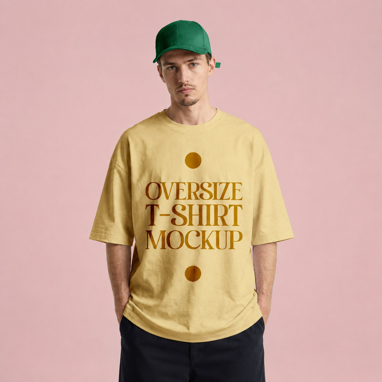 Free Oversized T-Shirt Mockup