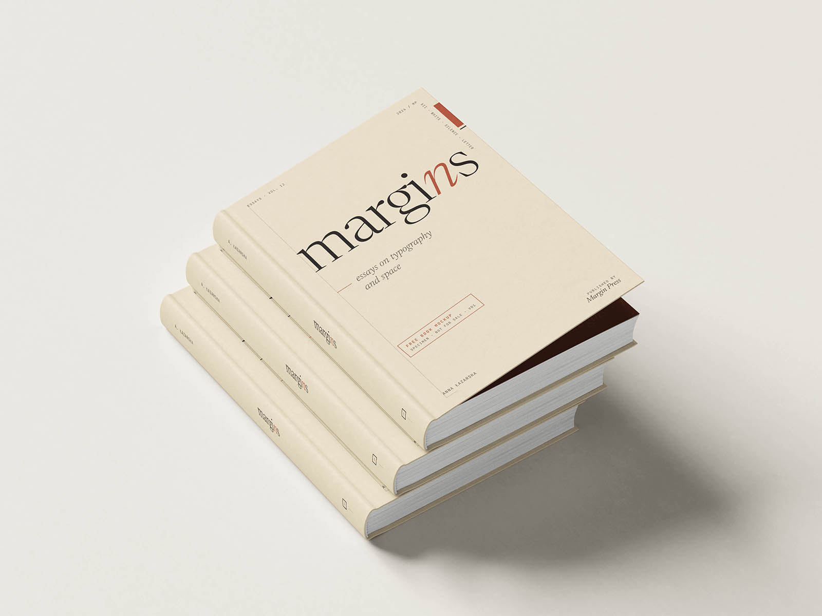 Free Hardcover Open Book Mockup