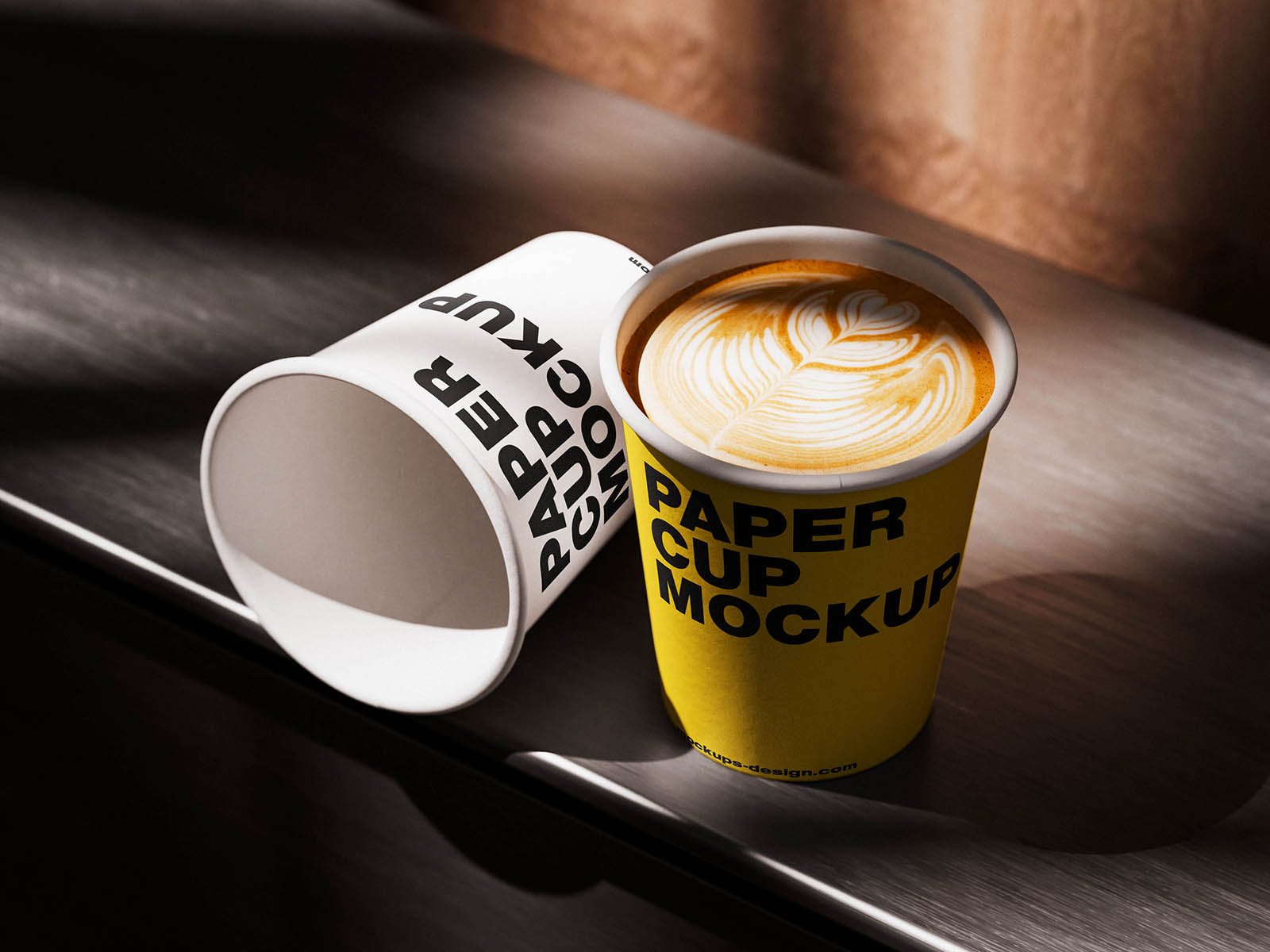 Free Paper Coffee Cup Mockup