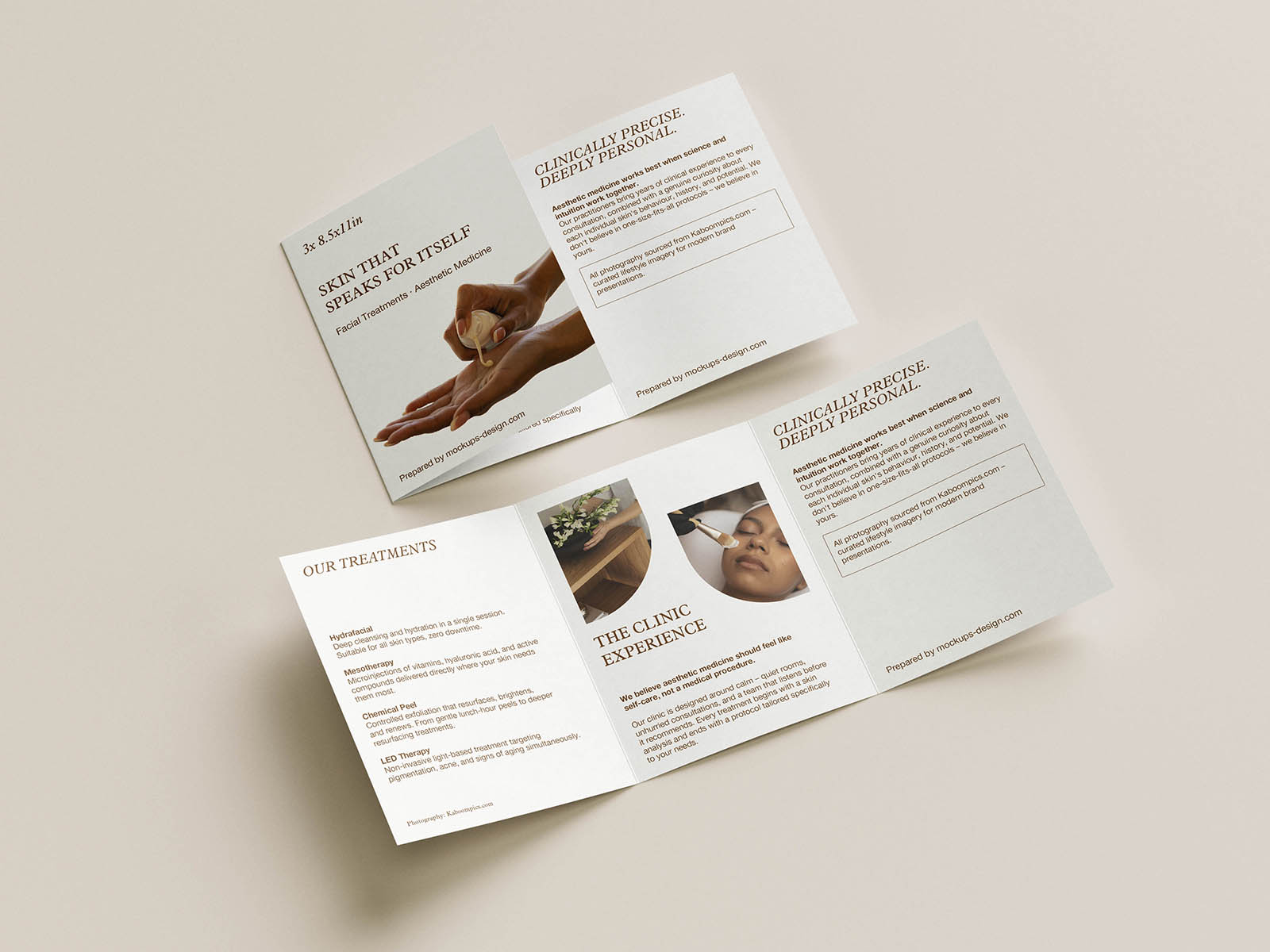 Free Trifold Flyer Mockup
