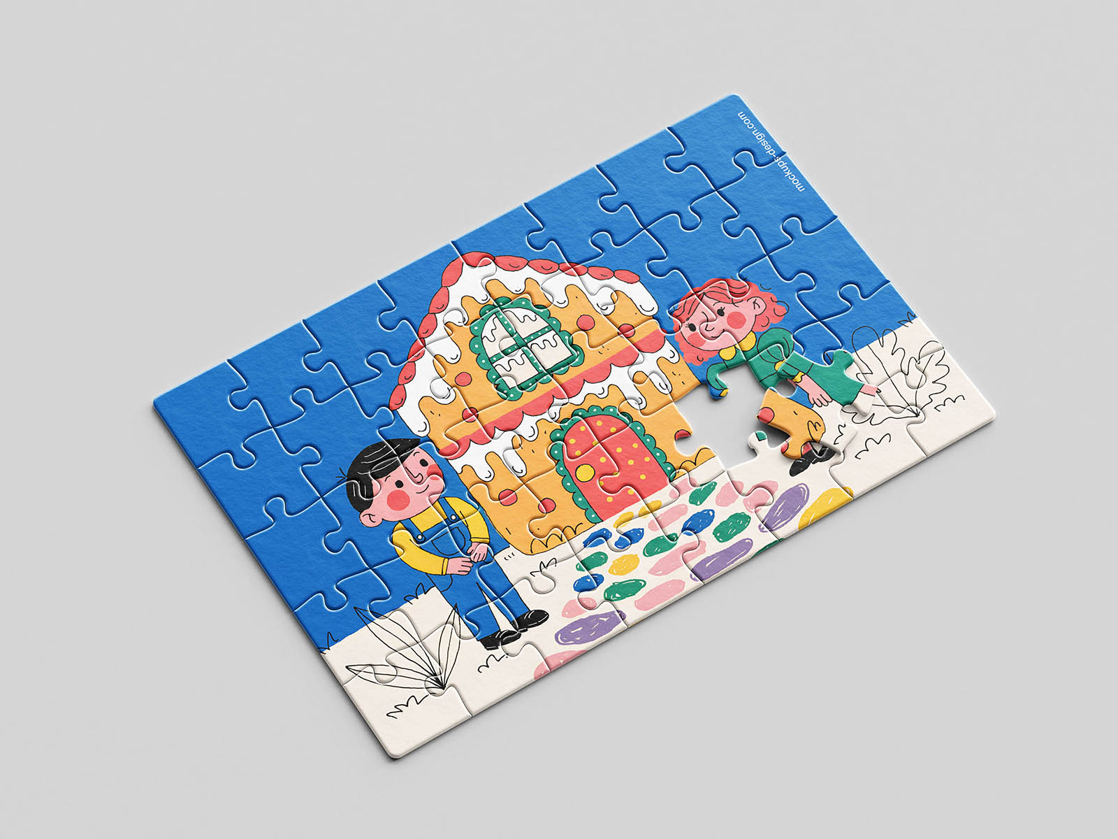 Free Jigsaw Puzzle Mockup Free Jigsaw Puzzle Mockup