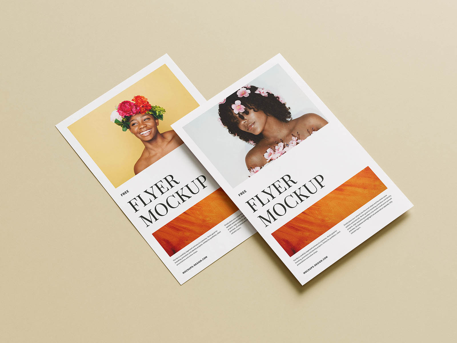 Free Single Sheet Flyer Mockup Free Single Sheet Flyer Mockup