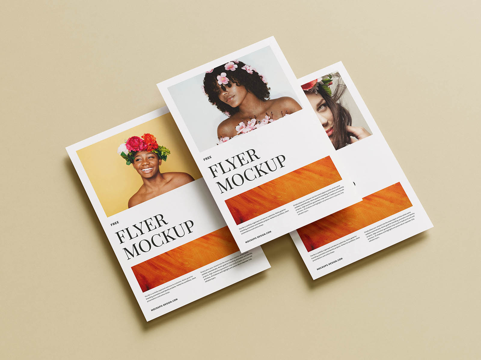 Free Single Sheet Flyer Mockup