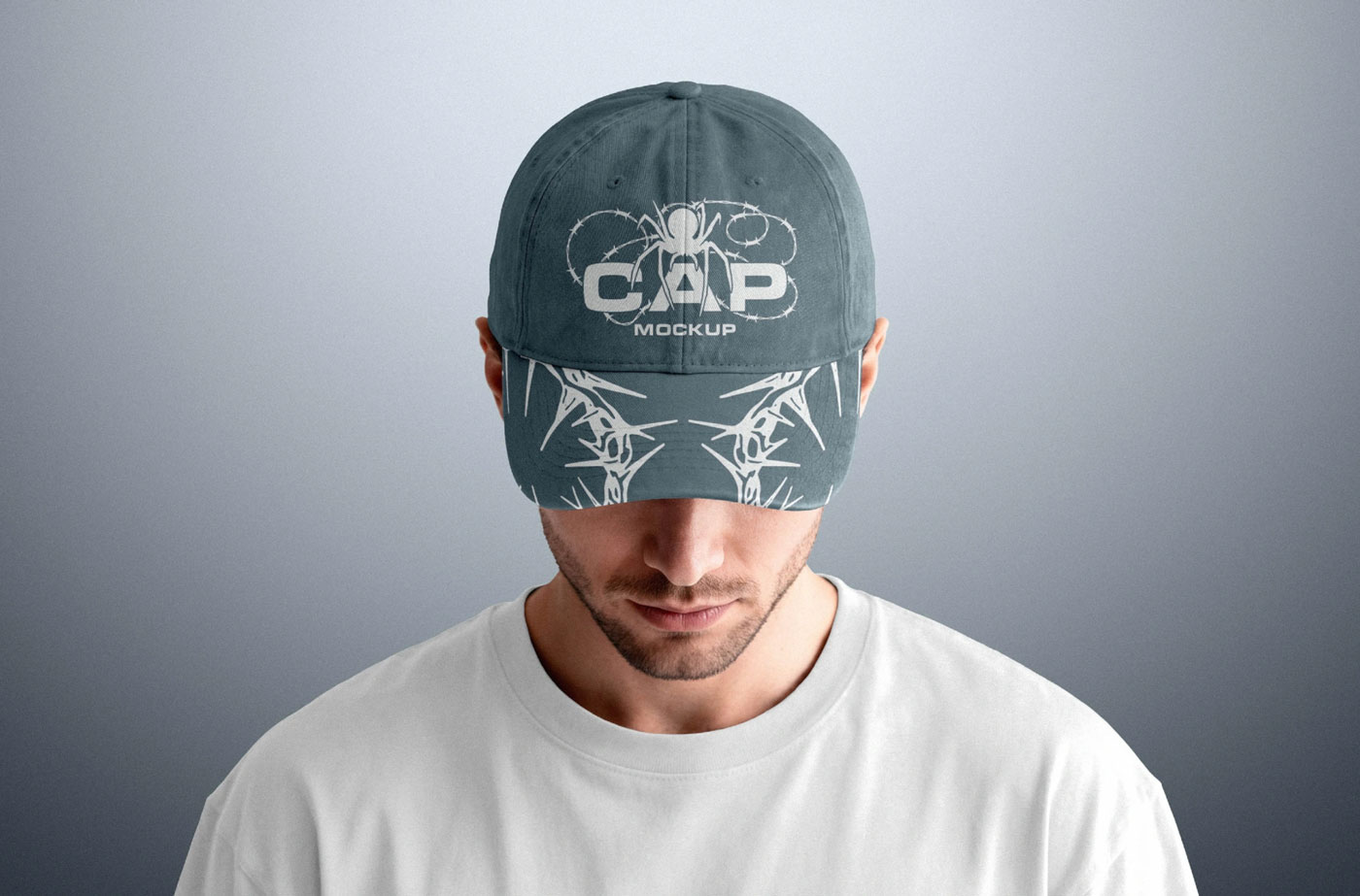 Free Front View Cap Mockup