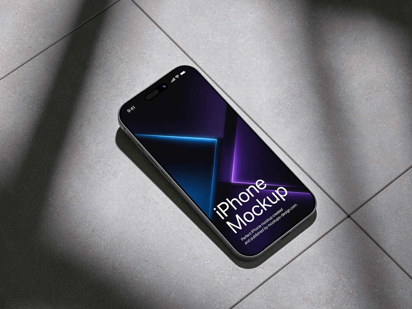 Free Sunlit iPhone Mockup